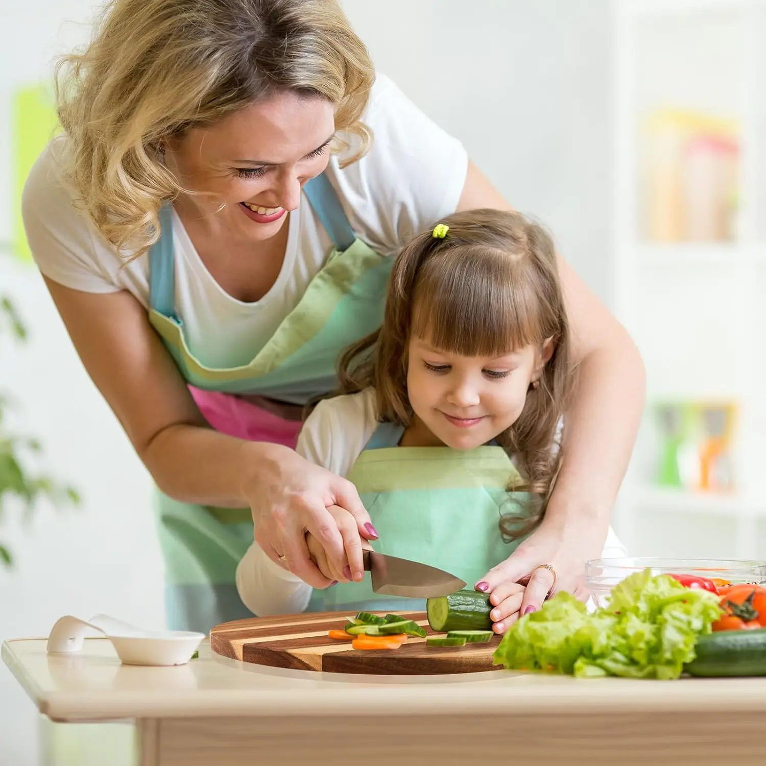 The Industry Wholesale Healthy Custom Acacia Wood Round Wine Cheese Pizza Breakfast Food Aperitif Chopping Board With Handle