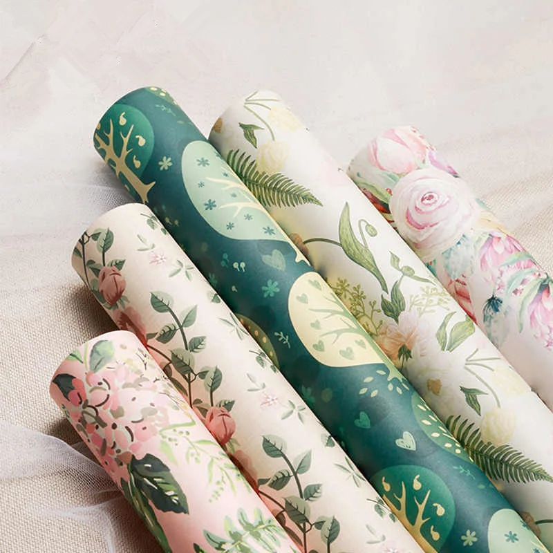 Custom Printing Logo  Pink Gift Wrapping Paper