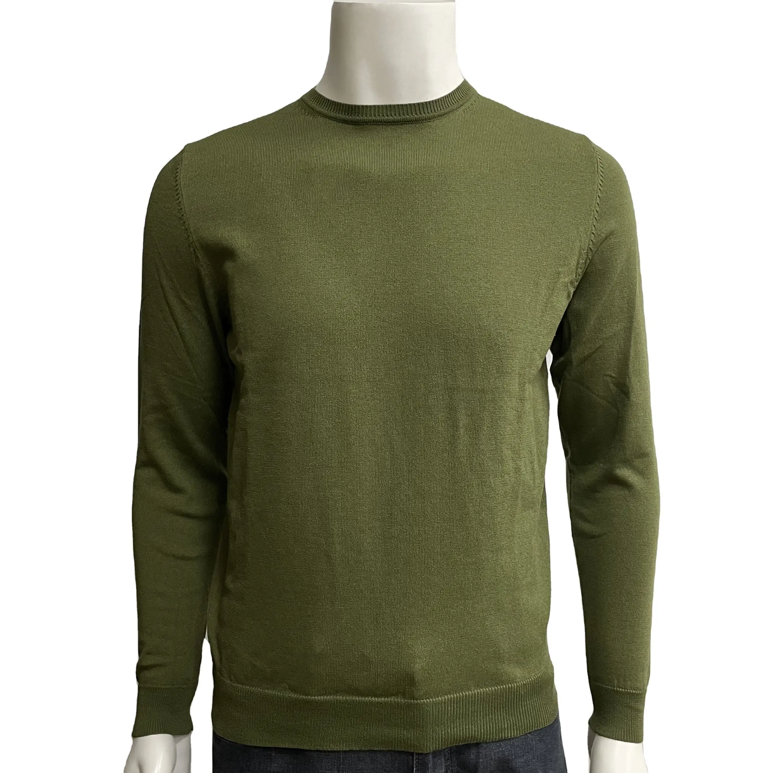 Patchwork Fashion Pullover Knit Sweater For Men High Neck Sweater Wool For Men Sweaters Men Customized