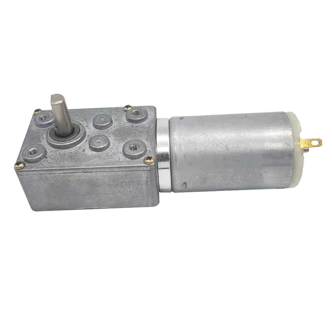 OEM ODM 32*88.5 gearbox torque small 12V  micro DC motor 90 Degree Right Angle 1-100rpm 24V DC Worm Gear Motor