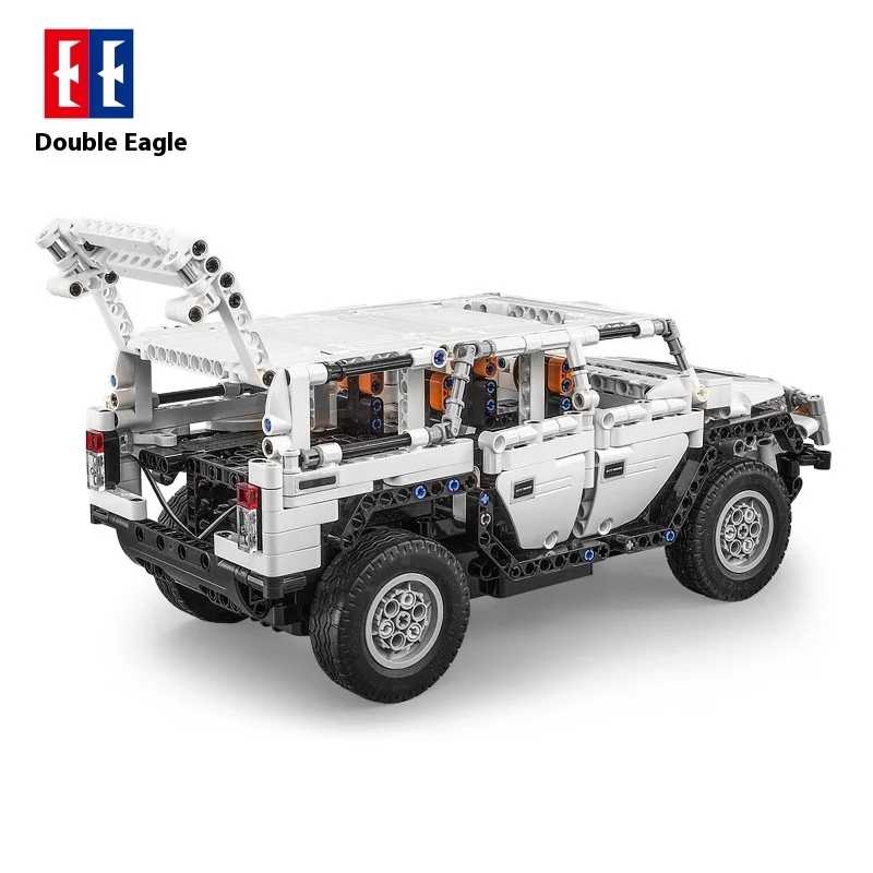 Double Eagle C51044 Electric Remote Control Building block Model Car Bluetooth Click Warrior Programming Plastic Brick Set