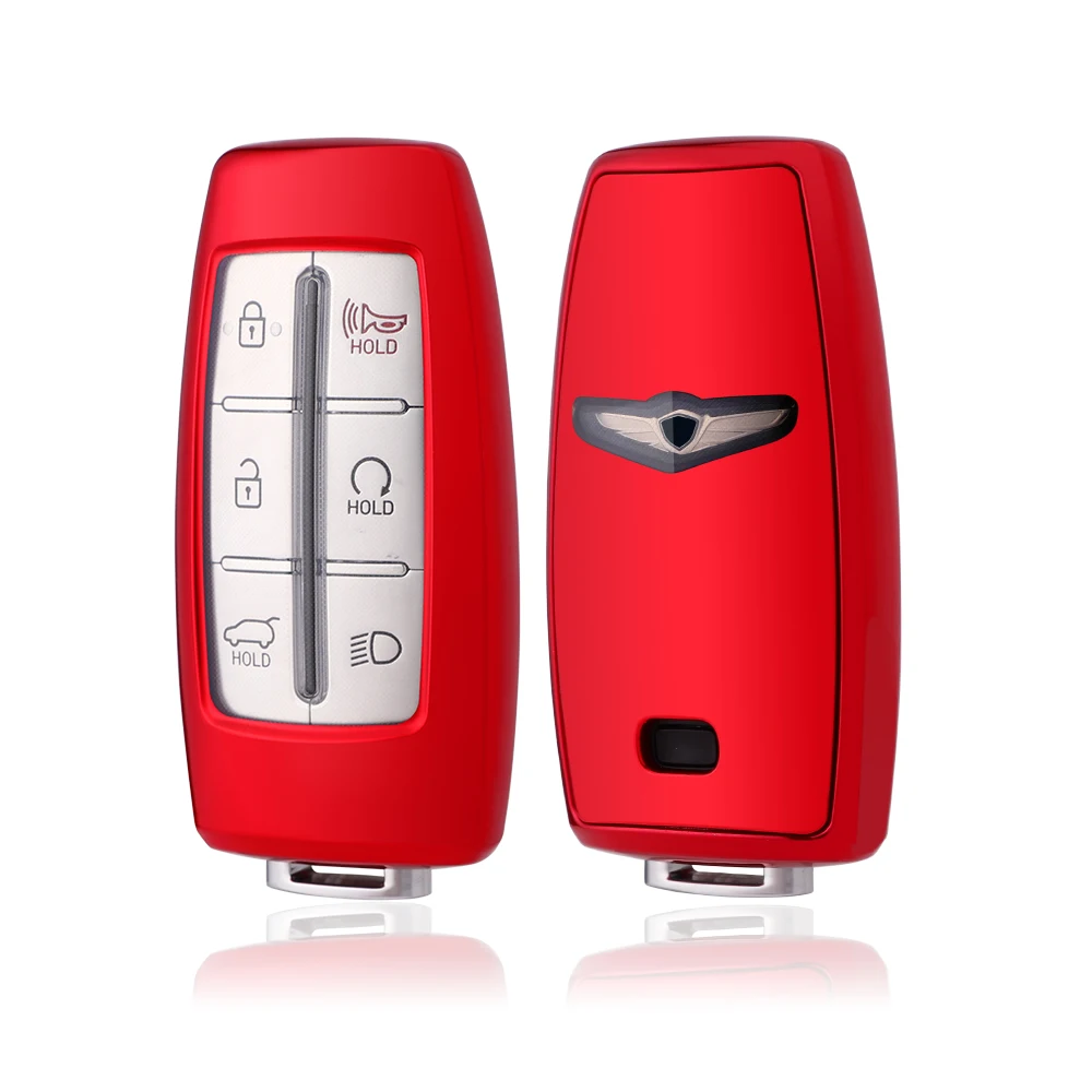 key case For Hyundai Car Key Case Genesis GV70/80/90 TPU protect Cover Carkey shell