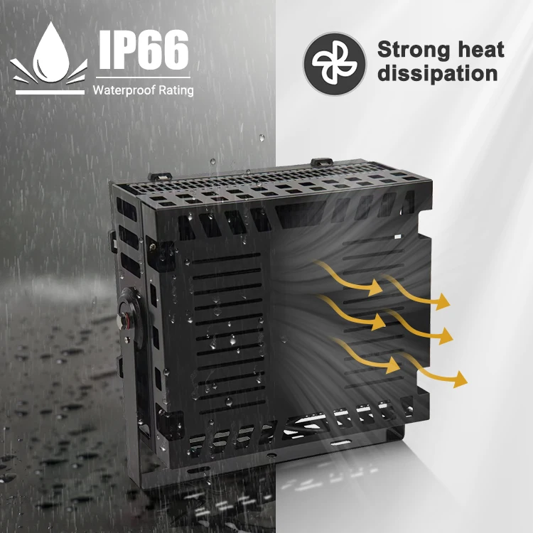 Outdoor Waterproof Lighting Sport Stadium Foold Light Ip66 300w 400w 500w 600w 1000w 1200w Led High Mast Light