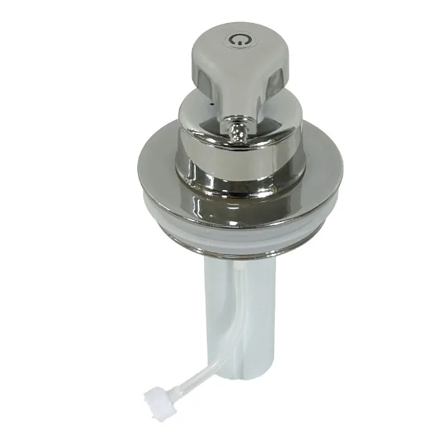 Morden Style White Resin Shower Soap Dispenser Straight Lotion Bottle in Home and Kitchen Soap Liquid Dispenser Air Pump