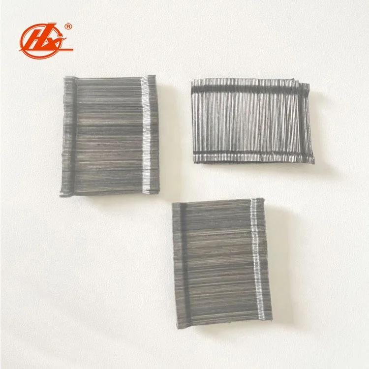 Metal Building Materials Best Quality Steel Fiber for Concrete
