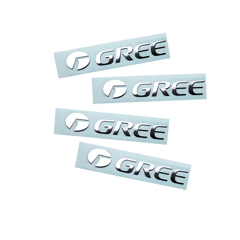 Customized logo sticker label metal sticker nickel