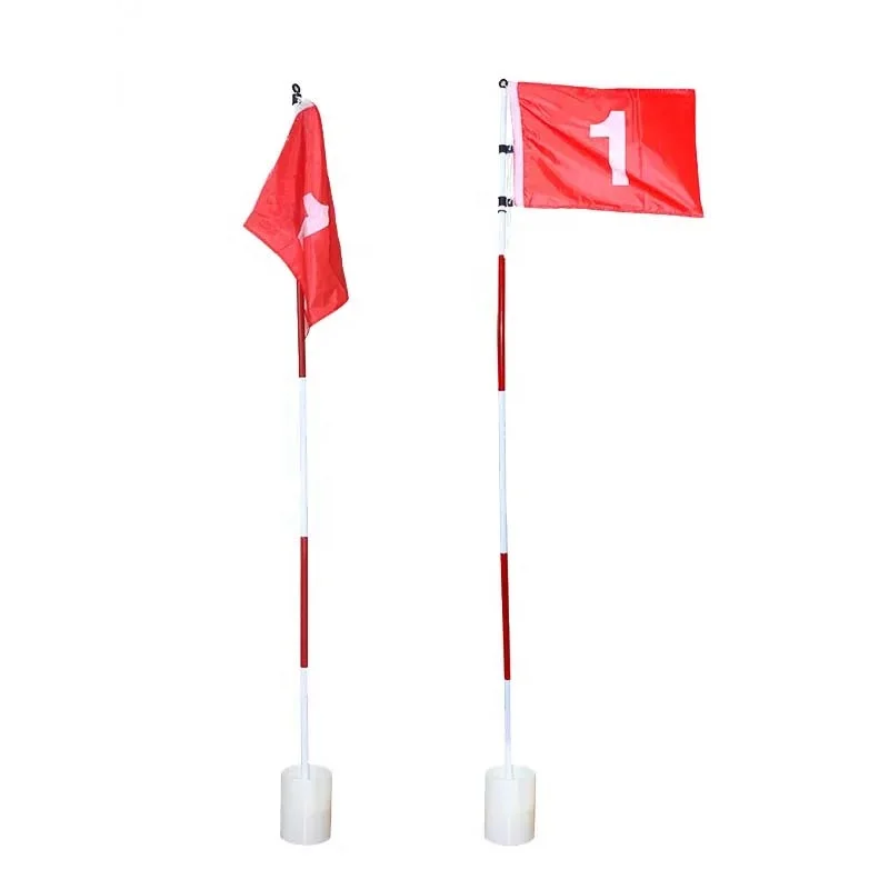 6-foot golf flagpole for standard professional golf driving range backyard garden golf detachable combination flagpole