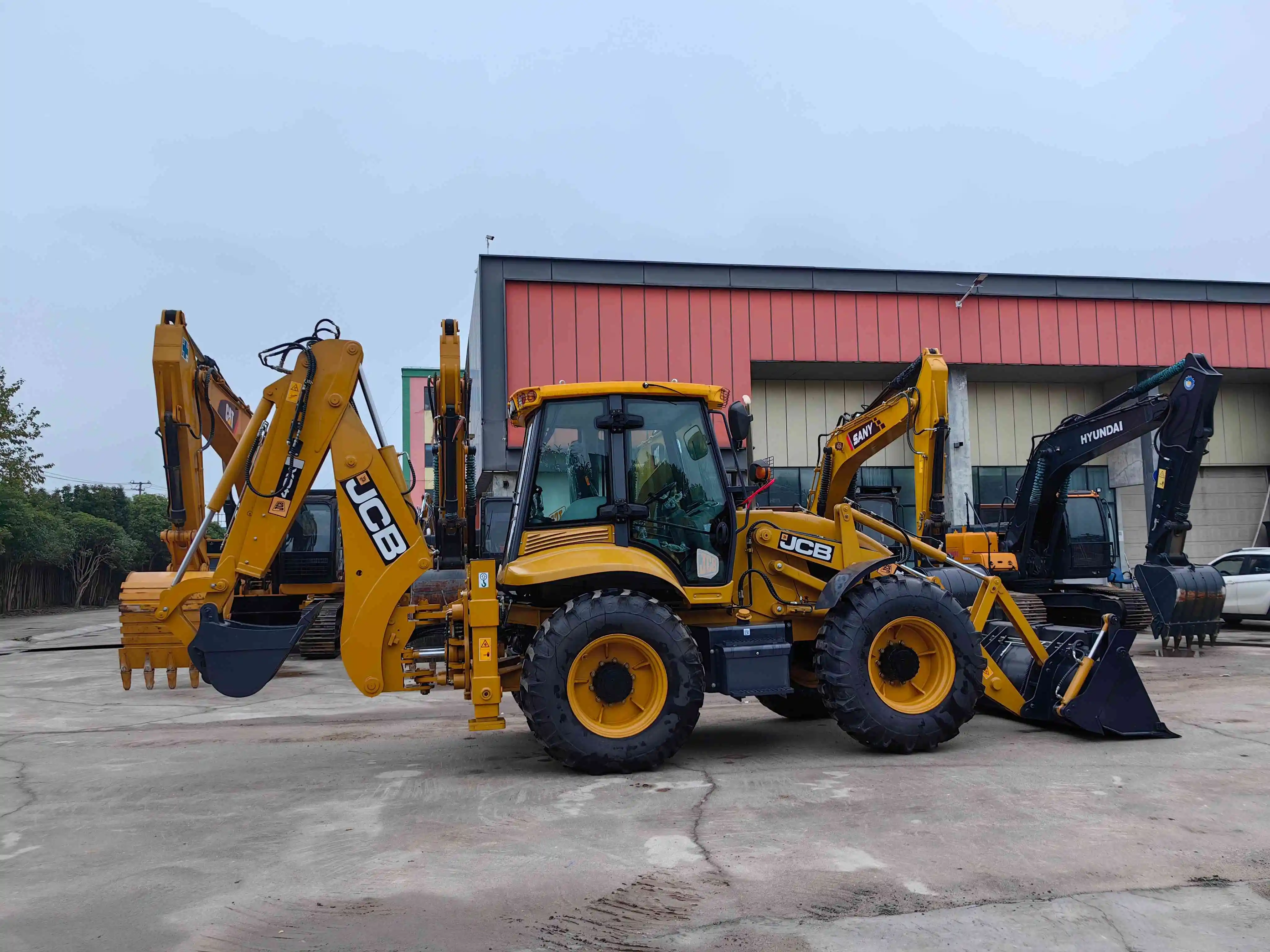 Best condition Backhoe loader used retro excavator jcb 4CX 3cx for sale