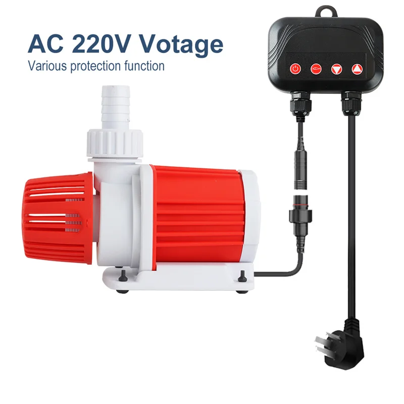 JUYANG 6000L/H 4.5hp  Submersible Frequency Water Pump Aquarium Fish Pond Pump Hydroponics Fountain Water Pump for Reef Tank