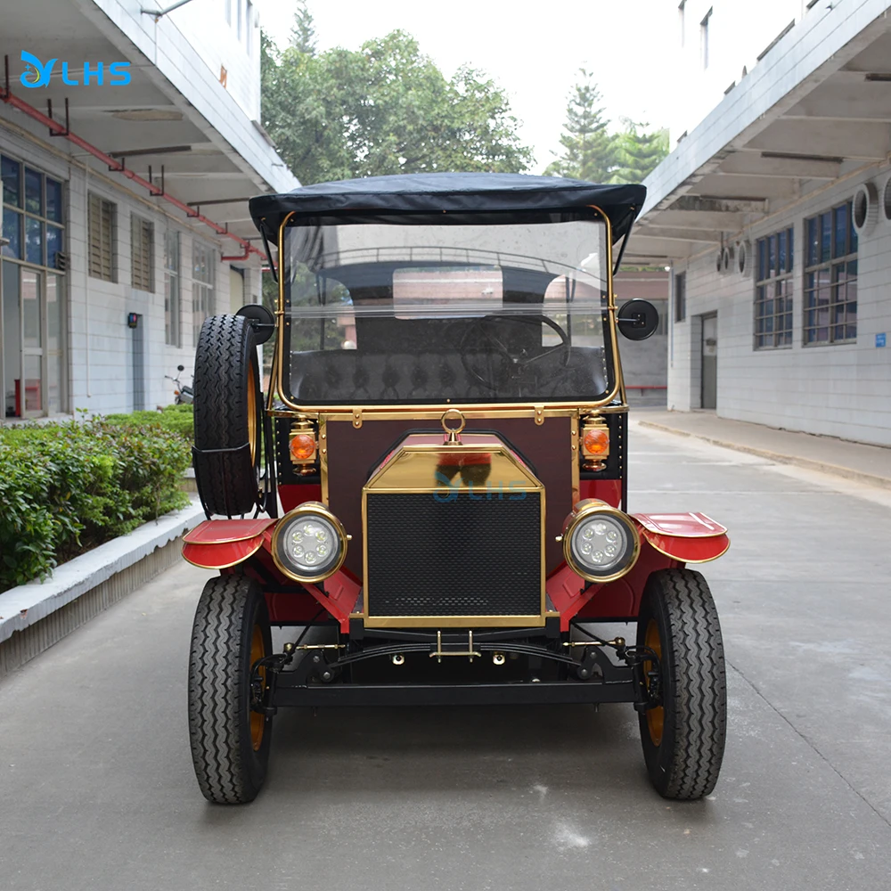 Ecological park retro tourism car sport racing antique classic car 3KW 4KW 5KW power motor retro electric vintage car for sale