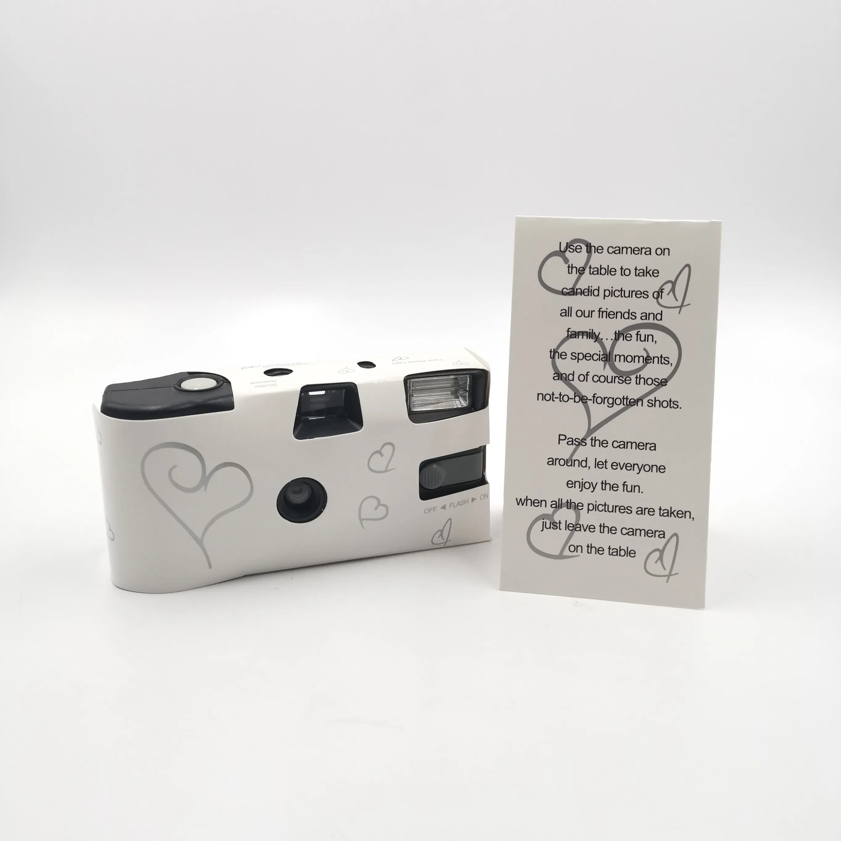 
 35-мм пленки одноразовые камера со вспышкой Предварительная загрузка 400ASA27EXP цветная пленка встроенный щелочные батареи с Свадебная вечеринка дизайн  