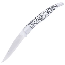 High Grade Survival Knife French Style Multipurpose Folding Knife with Aluminum Handle