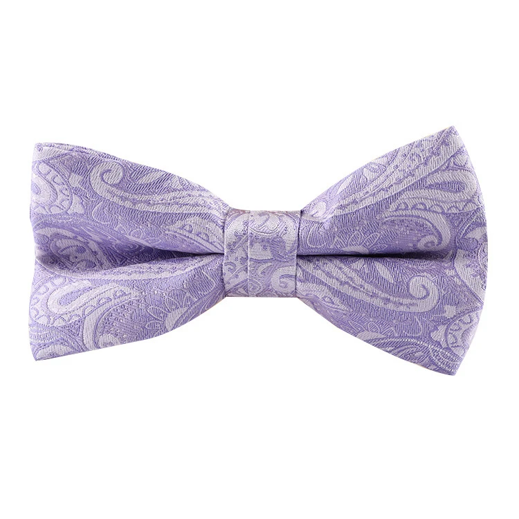 Pattern Men Pre Tied Satin Gift Ribbon Silk Bow Ties With Elastic Loop Wholesale Wedding Custom Bow Tie Clip Many Colors Choose