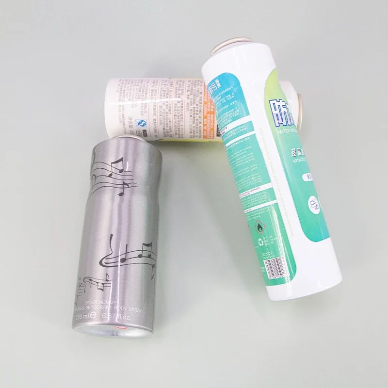 wholesale custom tins empty aluminum aerosol spray cans refillable perfume bottle storage box paint containers jar