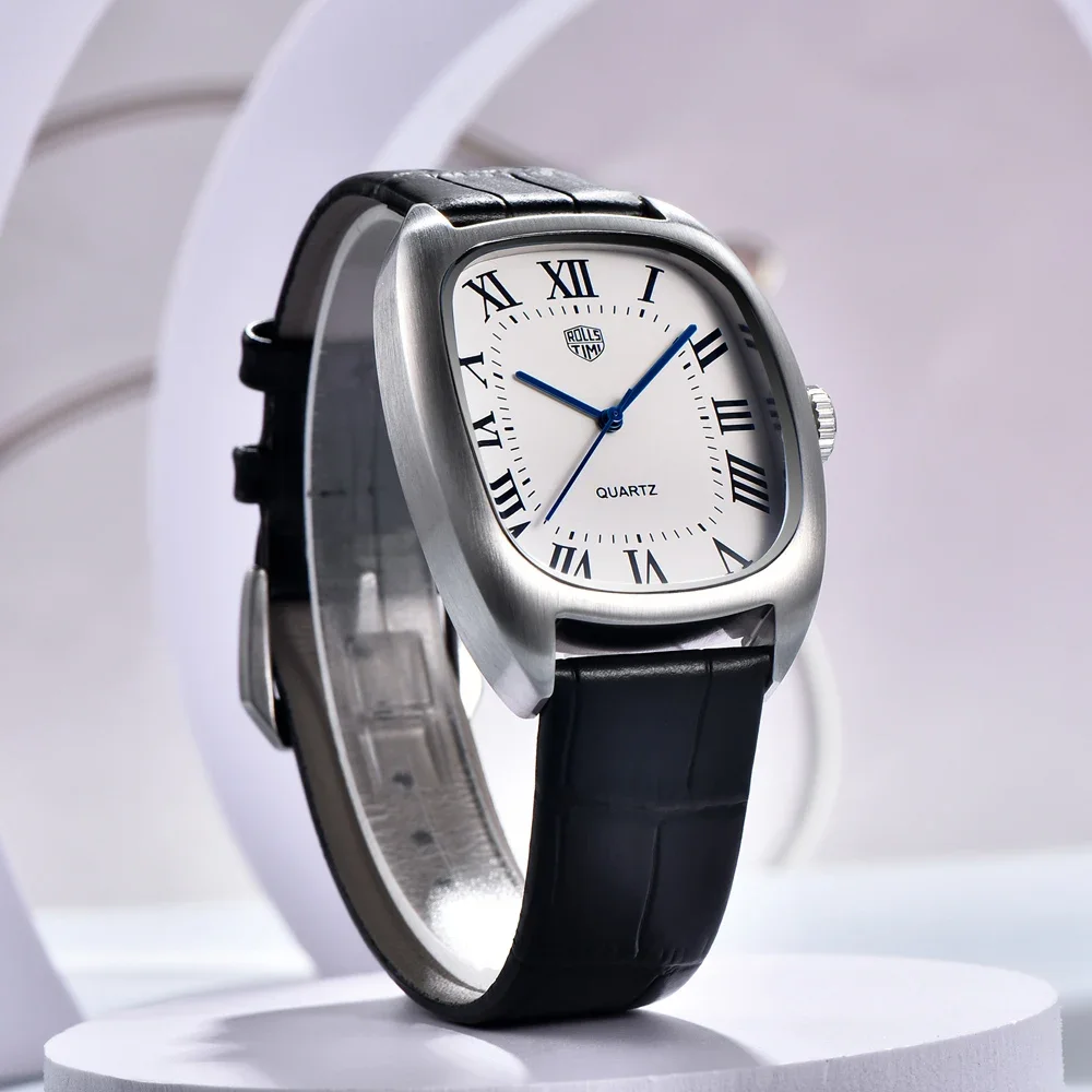 2024 NEW RollsTimi Men Watch Japan VH31 Double-shop Glass Machinery Sweeps in Seconds Quartz Watches for Men Lady Reloj hombre