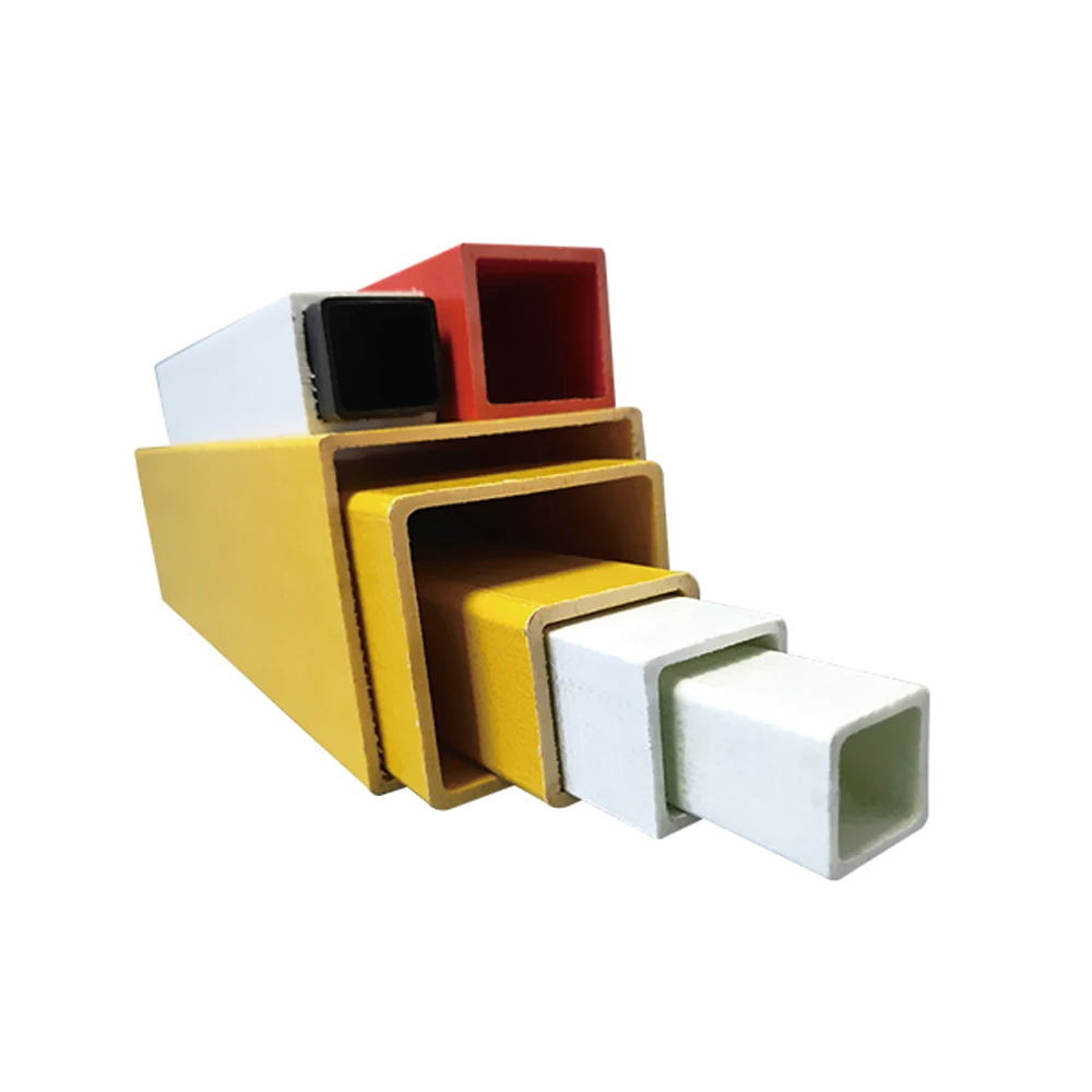 Pultrusion FRP круглый квадратный полый трубчатый стержень легкий усиленный Стекловолоконный кровельный ферменный профили из стекловолокна