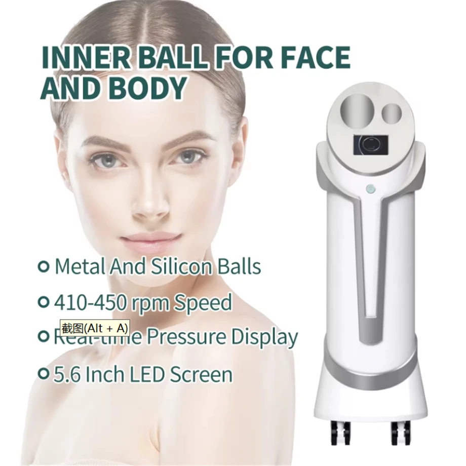 Professional Lymphatic Drainage Machine Face Massage Spheres 8d Body Slimming Machine / Inner Ball Roller Machine For Cellulite