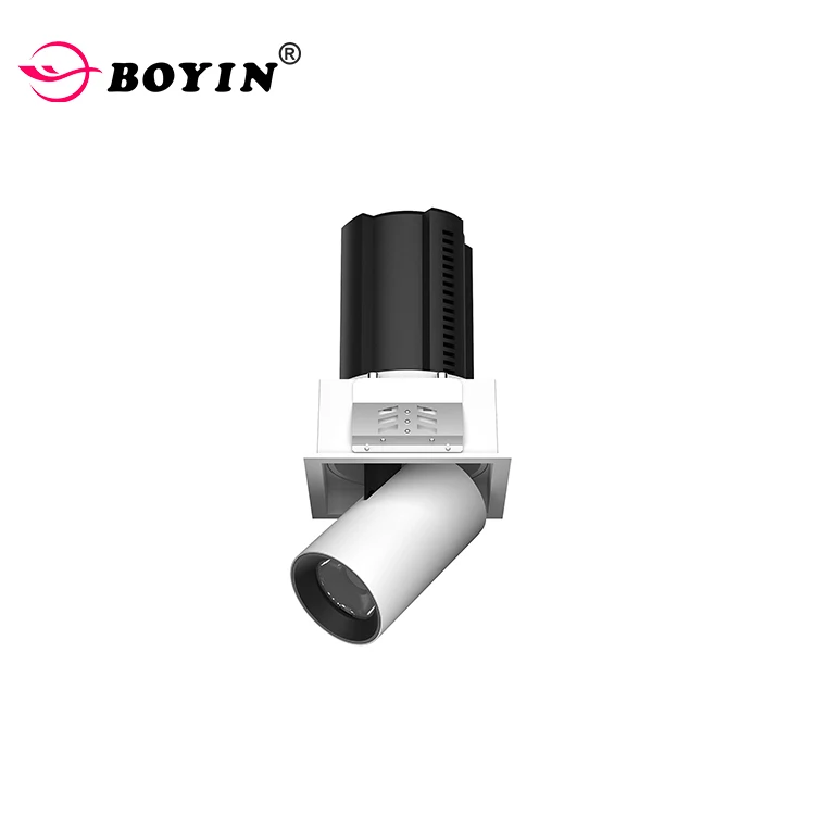 5W 7W 10W 12W 15W 20W Aluminum Trimless Spot Light Interior Square Shape Recessed Led Spotlight