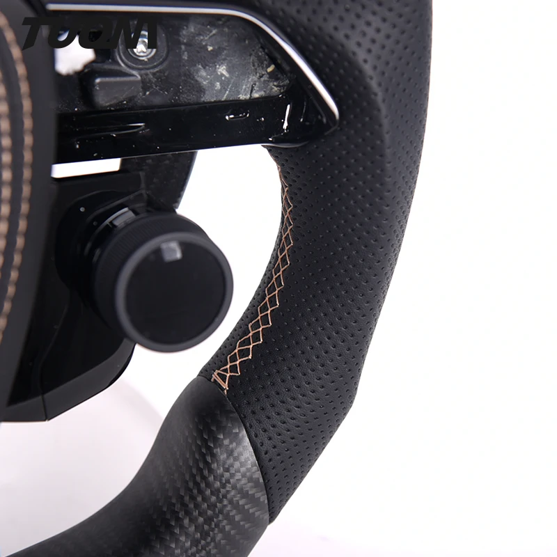 For  Audi carbon fiber steering wheel sport carbon OLED button steering wheel  all model