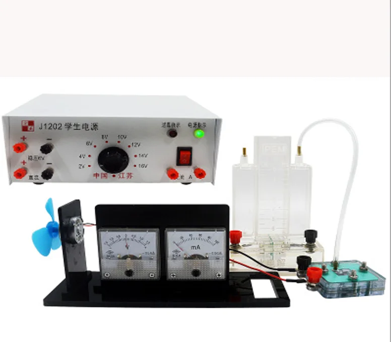 Hydrogen fuel cell experimental equipment chemistry teaching apparatus PEM water electrolysis equipment with power supply