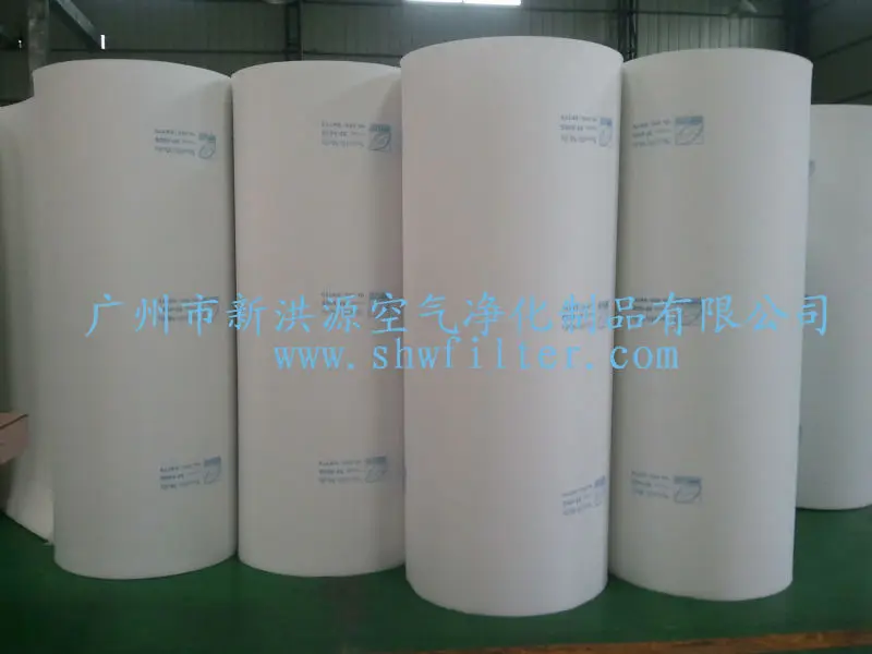M5 Synthetic Filter Media Ceiling Filter PE-600G For Spray Booth or Painting Booth