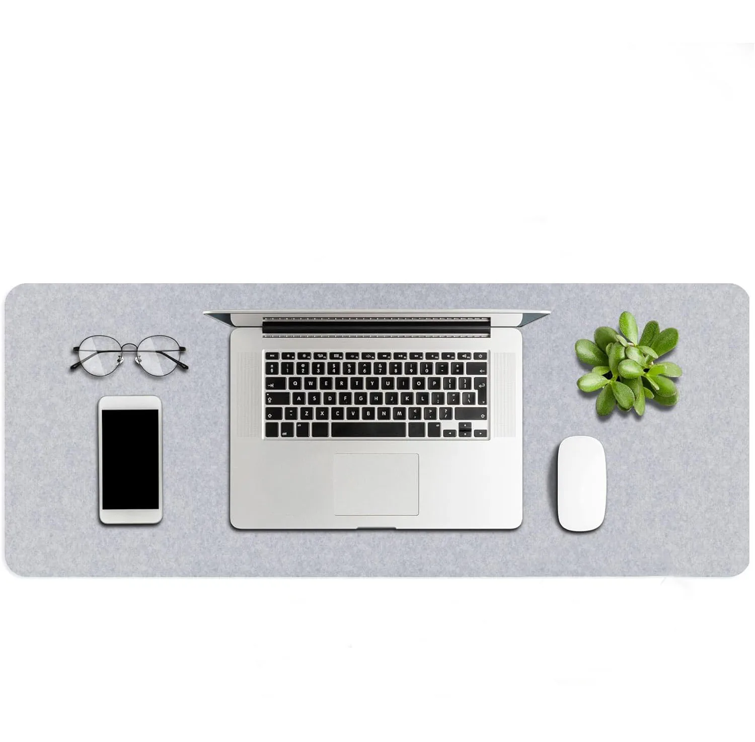 Hot sale 3mm thick grey felt and cork mat for mouse/desk