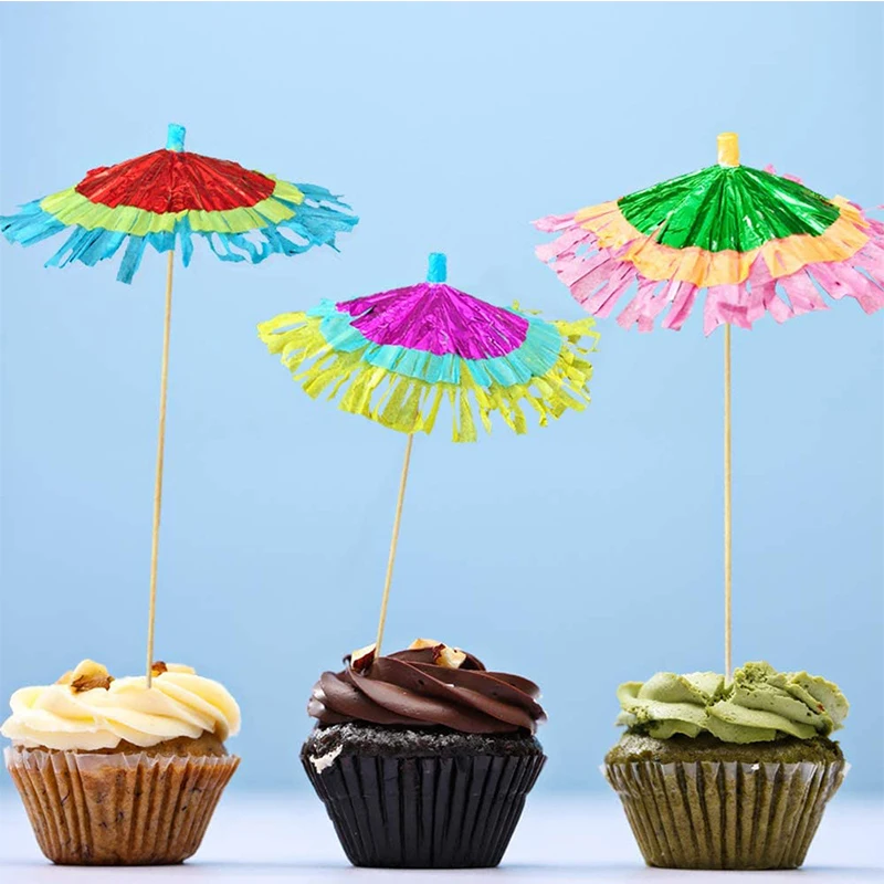  colorful customized party drink parasol cocktail umbrella