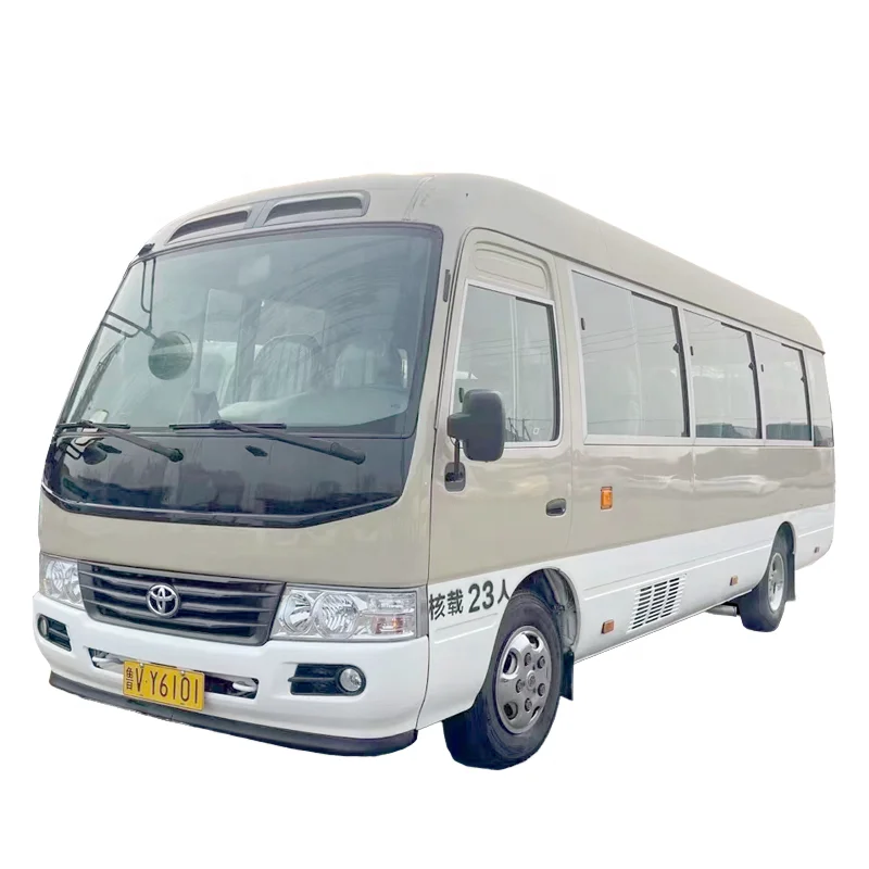 Coaster bus 6 cylinders good quality used coaches 29 seaters second hand buses  with cheap price in good condition