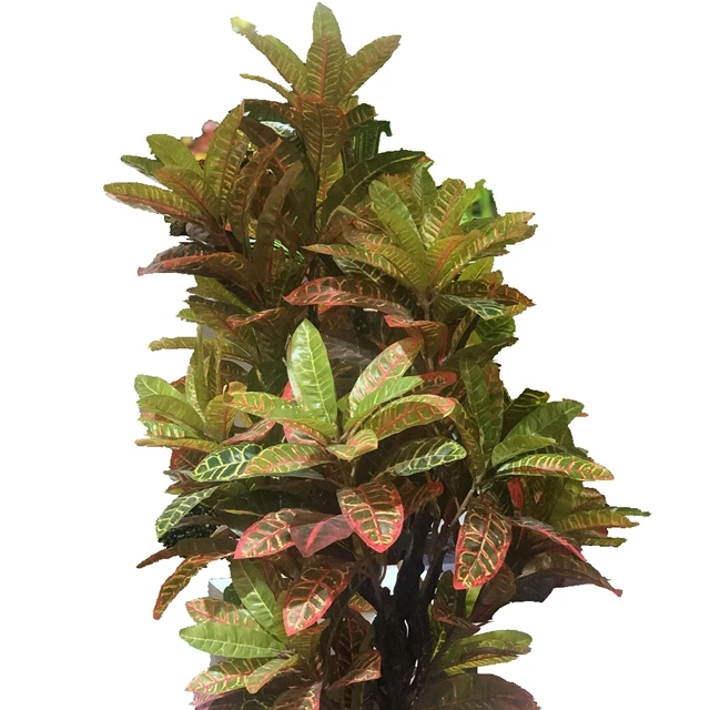 High quality Artificial Croton  Plant beautiful leaves wholesale artificial plant tree for sale