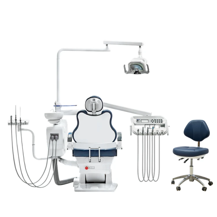 Chinese famous Good Price MKT-380W portable join champ left handed dental chair unit price in dubai with air compressor