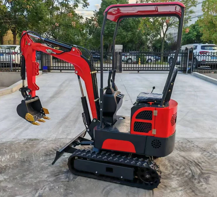 Manufacturing Cheap Excavator Machine Small Digger 1ton Mini Crawler Excavator Euro5 Engine For Sale