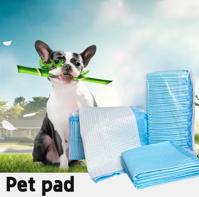 High Absorbent Disposable bamboo Fabric Leak Proof Pet Dog Training Underpad Bed Pad For Dog Cat
