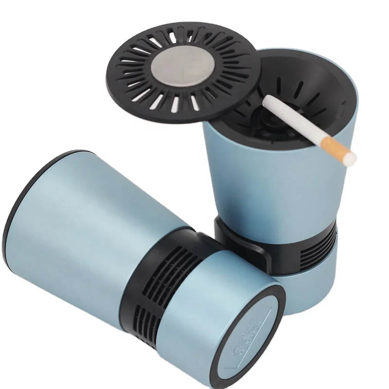 Автомобильный держатель для чашки, электрическая портативная настольная пепельница с отрицательными ионами для очистки воздуха