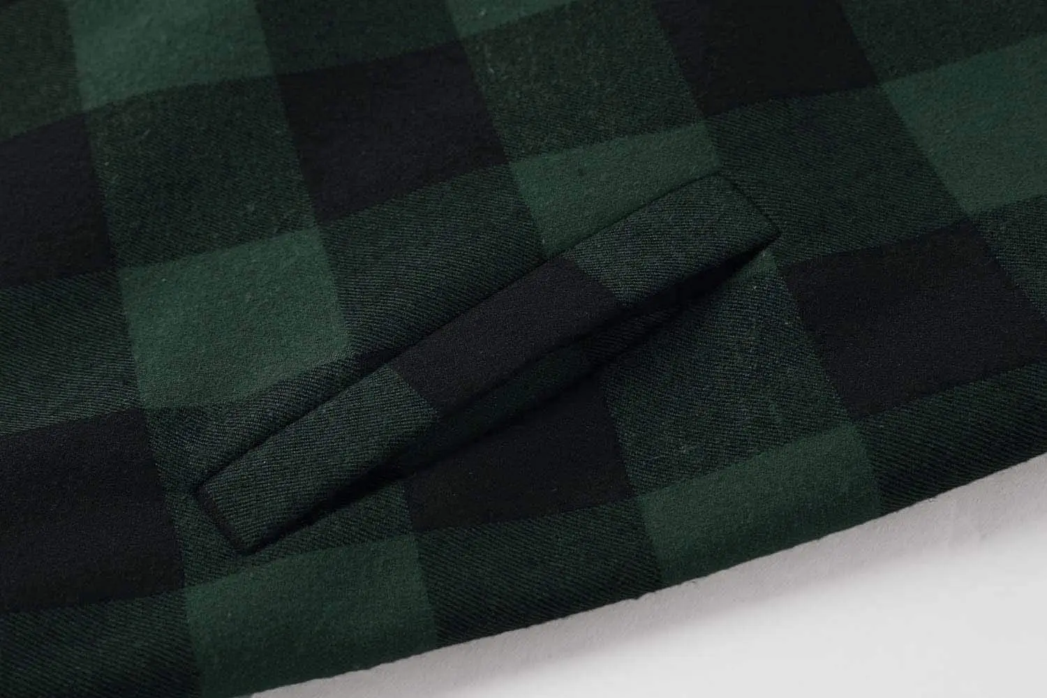 Vintage Mens Polar Fleece Flannel Shirt Jacket Fitted Plaid Heavy Lined Flannel Shirt Jacket for Men