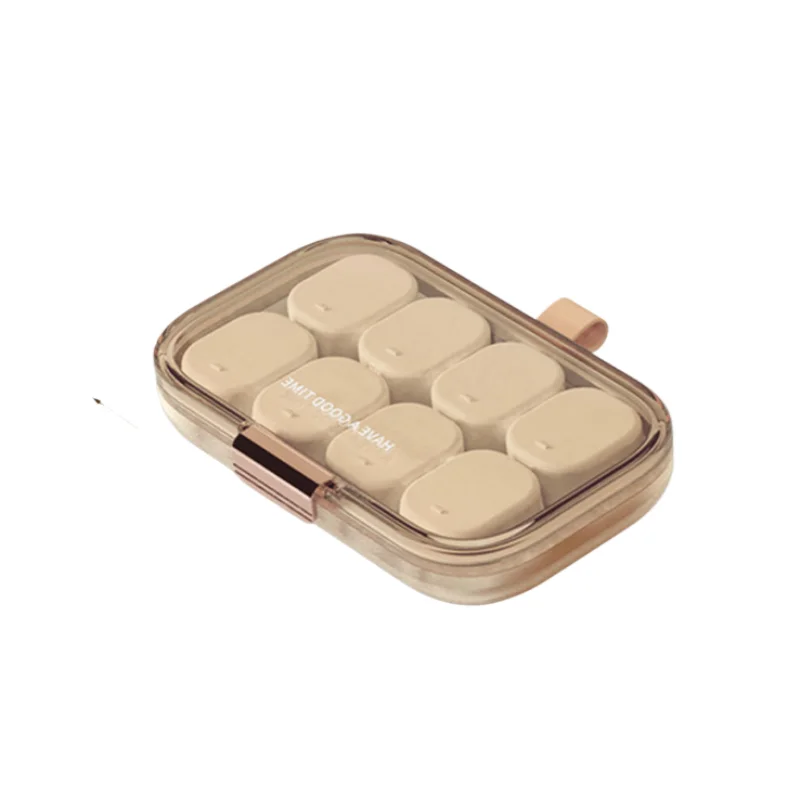 8 Cases Hot Selling Travel Pill Case Organizer Pill Storage Containers Pill Box