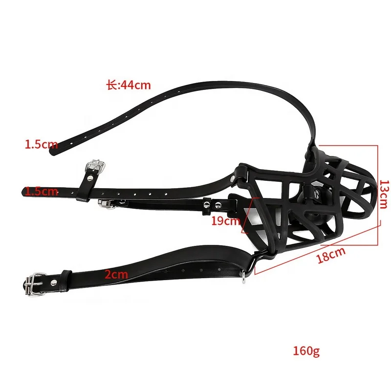 MOGLOVERS Bondage sm кожаный регулируемый чехол для собак эротические игрушки с намордником