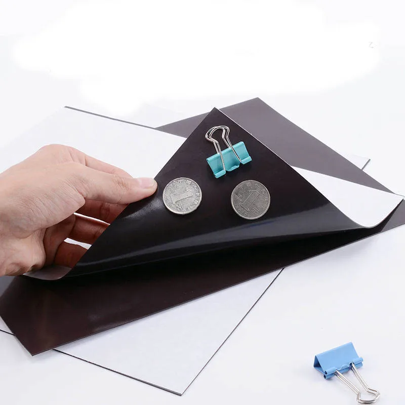 High Quality Strong Flexible self adhesive rubber Magnetic Inkjet Print Sheet board For Fridge Magnet