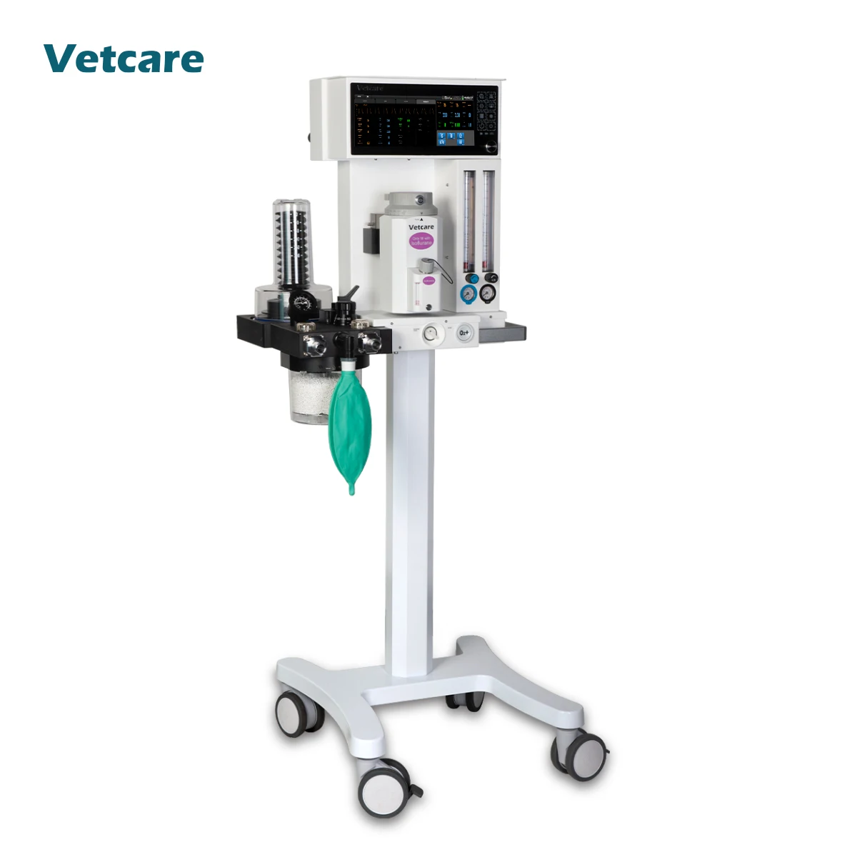 Surgical anesthesia machine Gavet-A200 Veterinary Anesthesia Workstation for pets with a 180° multi-directional push-pull handle