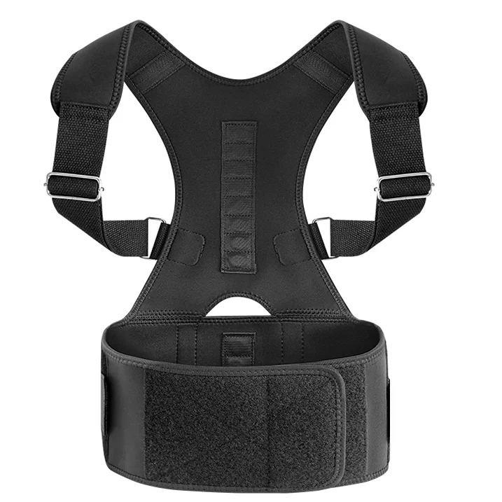 Высококачественный неопреновый Регулируемый поддерживающий пояс для спины, Корректор осанки, Корректор осанки