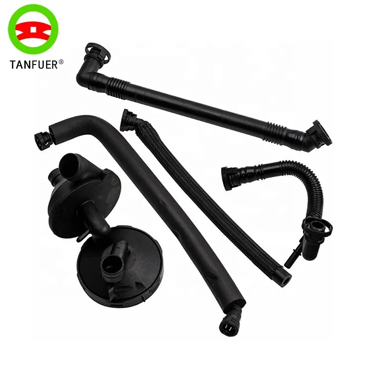 New Car Engine Air Crankcase Pressure Regulator Vent Exhaust Pipe PVC Valve Hose Set 11617501566 For BMW E46 E39 E60 E36 E83 Z4
