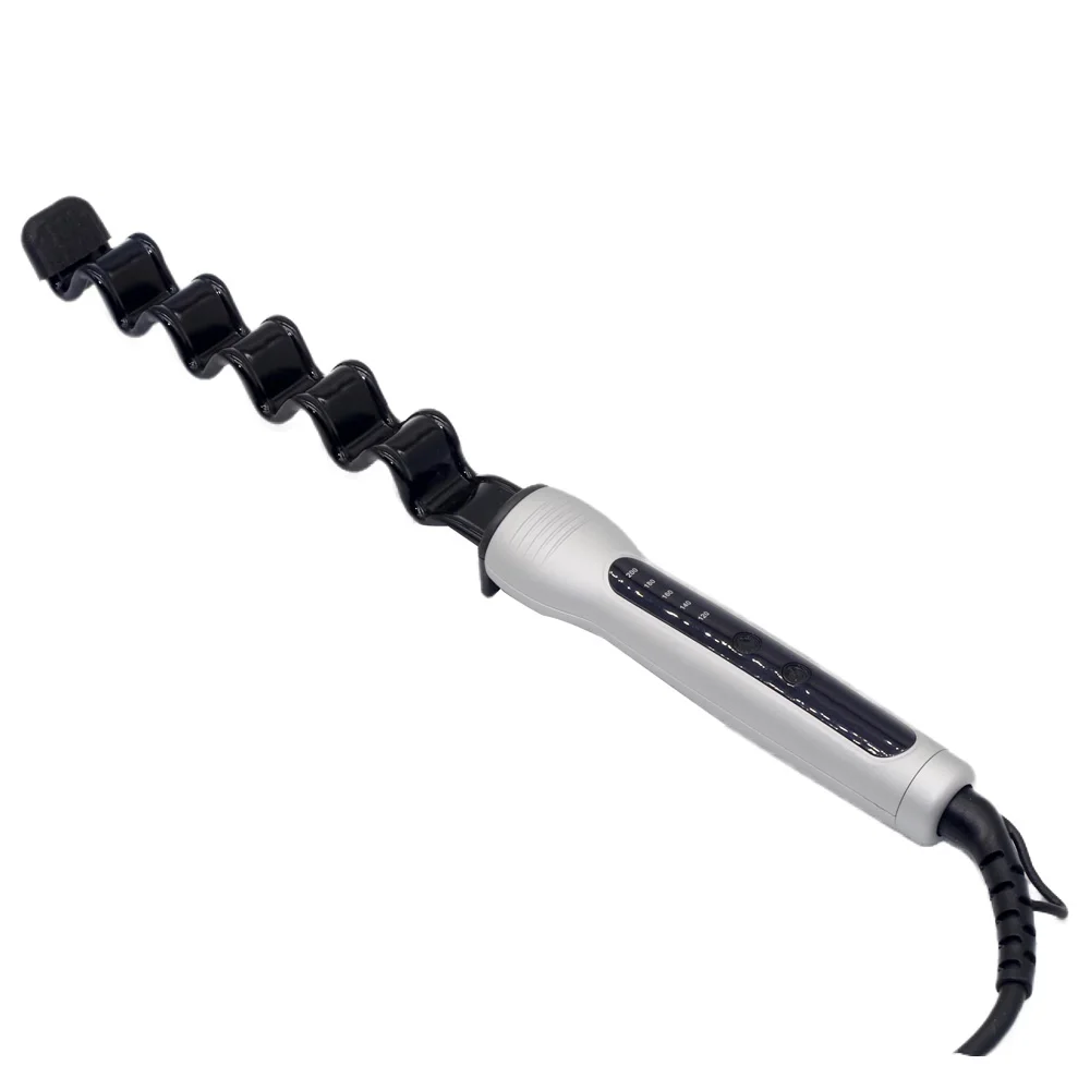 Portable Multifunction Heating Zigzag Styling Iron Wave Barrel Zig Zag Hair Curler