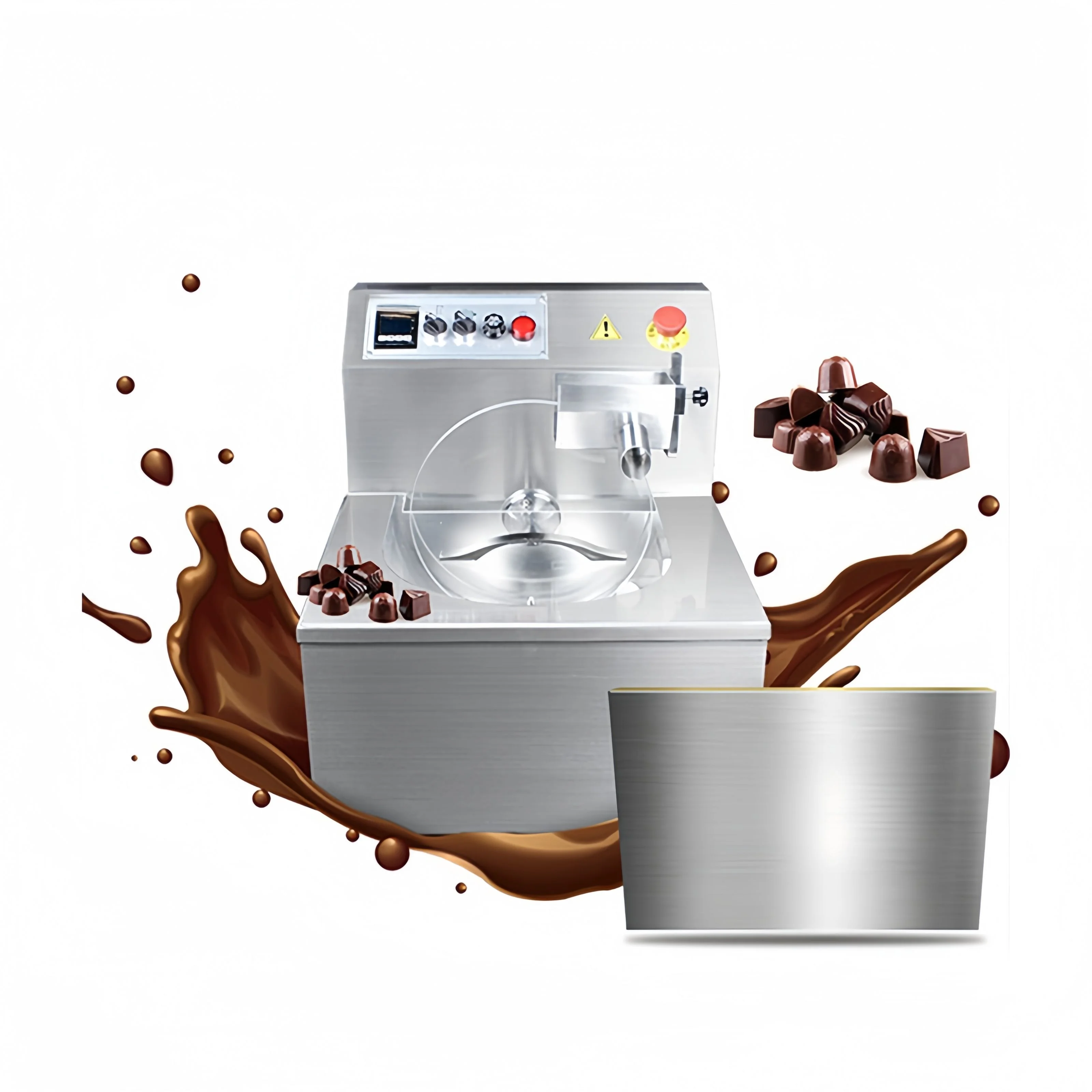 Melting Biscuit Cake Coating Machine Chocolate Nut Cookies Surface Constant Temperature Pouring Equipment