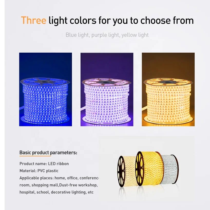 Регулируемая длина дубинки smd современный водонепроницаемый открытый RGB 5050 Светодиодная лента светодиодная настенная лампа