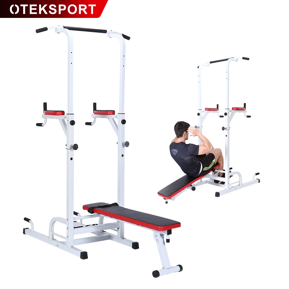 
Home Fitness Dip Station Power Tower Home Gym Exercise Equipment Pull Up Bar For Whole Body Training Free Weights Set 