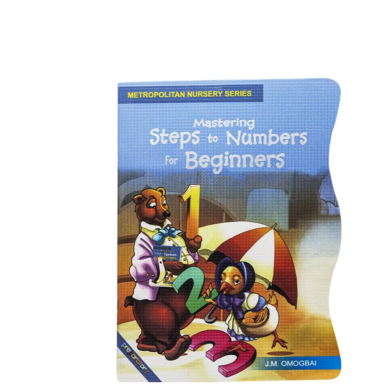 Custom Full Color English Book Printing Service School Textbook Softcover Book Offset Printing