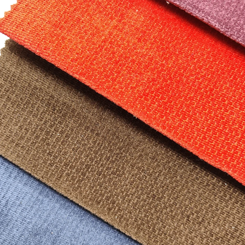 Customize 2023 new geometry pattern velvet burnout 3d embossed fabric for sofa upholstery home deco textile furniture