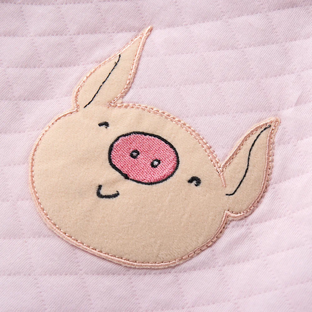 Regular Cotton Rompers for Spring Four Seasons Fat Ding Pig Suit