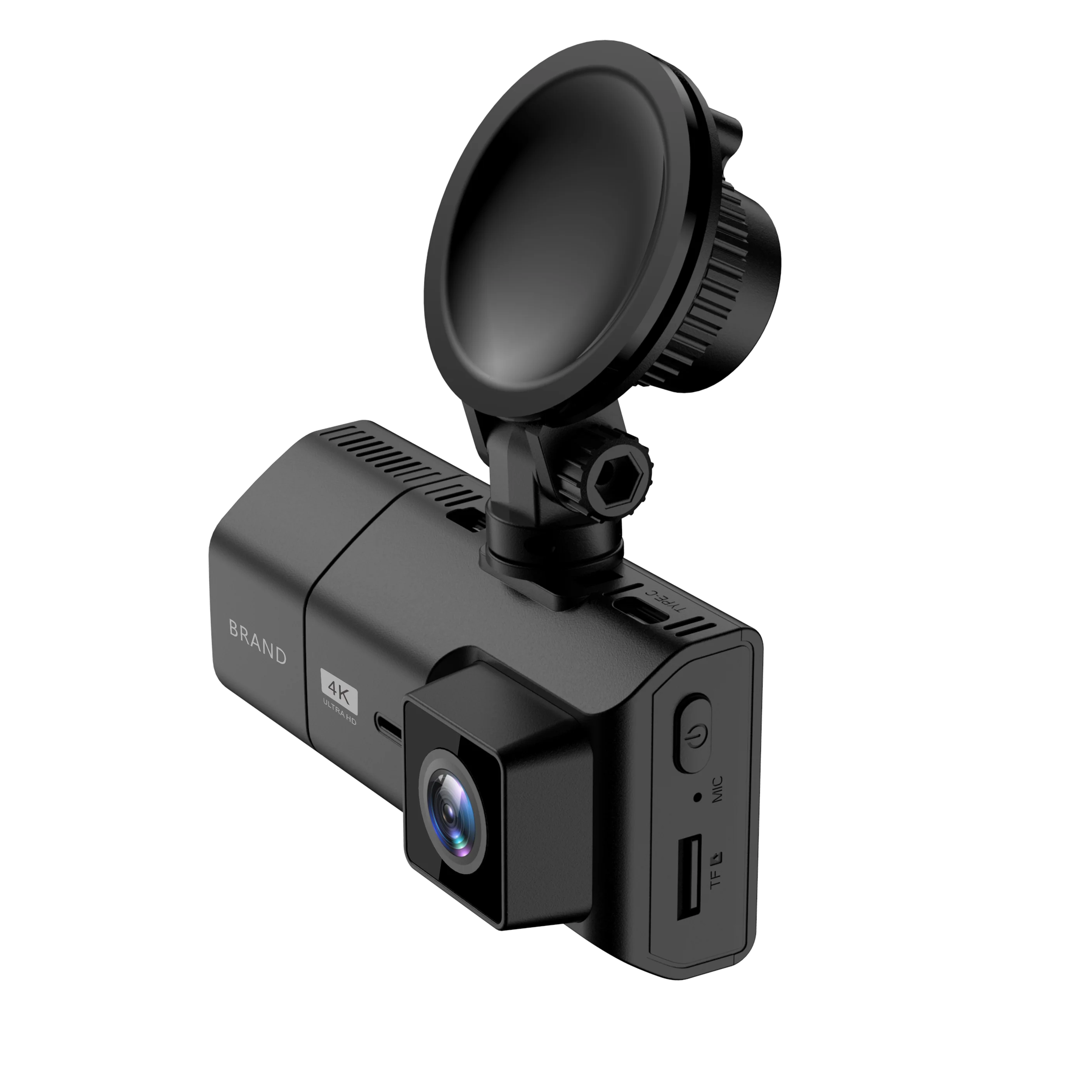 4K parking mode windshield front camera inside video recorder car and driver dash cam