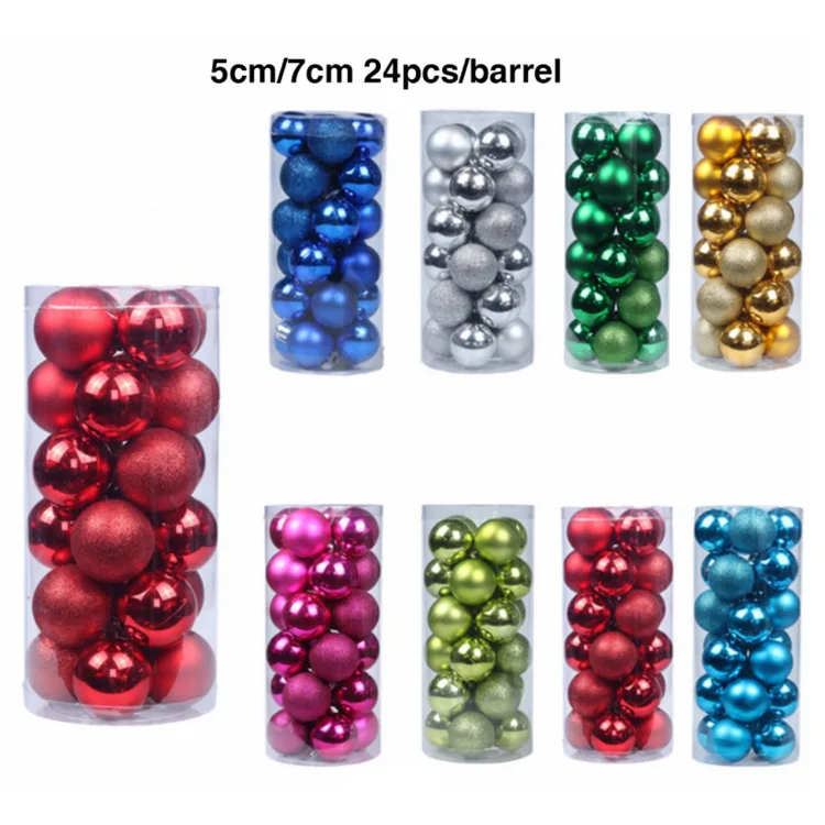 Hot Selling 3cm/4cm/5cm/6cm/7cm/8cm/10cm Decoration Ball Christmas Clear Transparent Christmas Balls Diy Plastic Christmas Ball