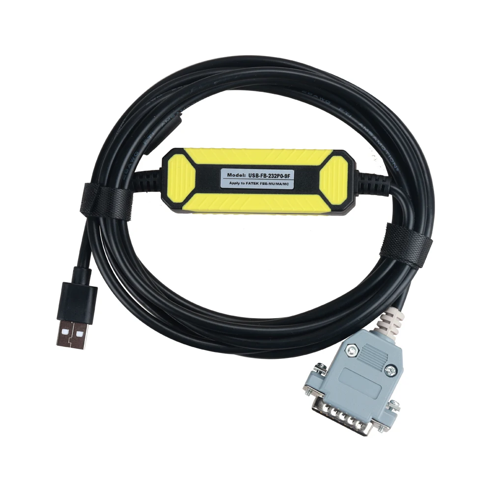 USB-FB-232P0-9F For Fatek FBE-MU MA MC Series PLC Programming Cable USB Version To RS232 Adapter